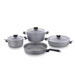 Korkmaz A3919 Palma 7 pcs Cookware Set