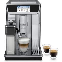 Delonghi DKE-ECAM650.85.MS Automatic Bean to Cup Coffee Machine, Stainless Steel, 1450 W