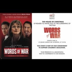 A Night of Cinema for a Cause  | House of Christmas charity event:  Word of War