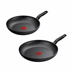 Tefal G0069053 Essential Dark Frypan Set 2 pcs (Frypan 24/28 cm)