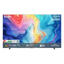 Haier H100S90FUX 100" Smart Mini Led Tv 4K  Google Tv 144Hz  Ai.