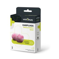 VitaPlus VP66011 Earplugs- Wax ( Mouldable) - 3 Pairs