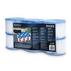 Intex 29011 Spa Accessories Filter Cartridge S1 Six Pack