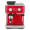 Kitchenaid 5Kes6551Eca Semi Automatic Espresso Machine With Burr Grinder Candy Apple