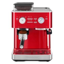 Kitchenaid 5Kes6551Eca Semi Automatic Espresso Machine With Burr Grinder Candy Apple