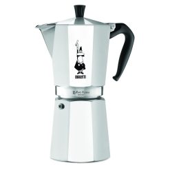 Bialetti BIA0001166 Moka Express 12 Cups Silver Color