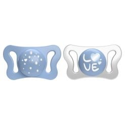 Chicco 75126.21 PhysioForma micrò 0-2m W/Case (2 pieces)PhysioForma micrò 0-2m W/Case (2 pieces) Soothers