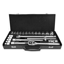 Dong Cheng HD033924 1/2" Drive Socket Set - 24pcs (metric)