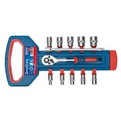 Dong Cheng HD034402 1/4" Drive Socket Set - 12pcs (metric)