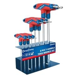 Dong Cheng HD094202 8pcs T-Handle Torx Wrench Set
