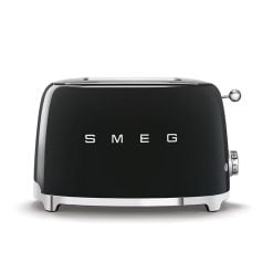 Smeg Tsf01Bleu 2 Slice Toaster Black