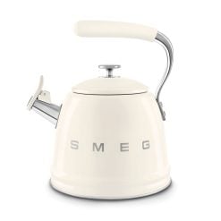 Smeg Wkf01Cr Whistling Kettle 2.3L Cream