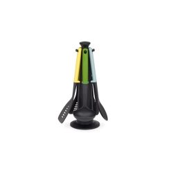 Joseph Joseph  Duo 5-Piece Utensil Set with Storage Stand