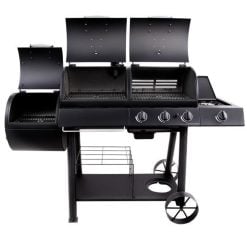 Charbroil 15202029 Longhorn Combo Charcoal/Gas Smoker & Grill