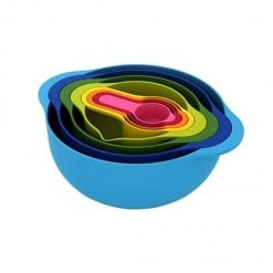 Joseph Joseph 40104 mixing bowl, With measuring spoon, 8 pieces