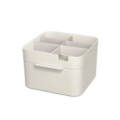 Joseph Joseph Viva Makeup Cosmetic Storage Organizer with Drawer, Medium, Shell