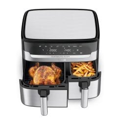Tefal EY905D10 Dual Easy Fry & Grill, 2700 W - Black & SS, 8.3L/6p, 50 Hz