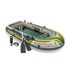 Intex 68380 Seahawk 3 Inflatable Boat Set - 3 Person