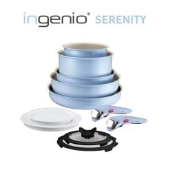 Tefal L827Sb04 Ingenio Set 11Pcs G6 Serenity  Blue Calm Fr