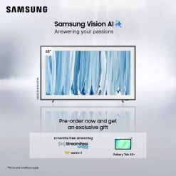 Samsung QA65LS03HWUXTW 65" The Frame Pro LS03HW 4K Samsung Vision AI Smart TV (2026) + Free Samsung Tab A11 Plus + 6 Months WatchIt Subscription. - Preorder