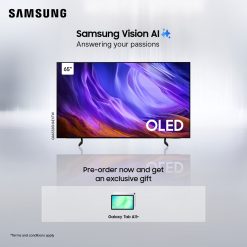 Samsung QA65S85HAEXTW 65" OLED S85H 4K Samsung Vision AI Smart TV (2026) + Free Samsung Tab A11 Plus. - Preorder