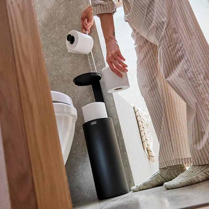 Joseph Joseph 7000006 toilet roll holder black - Image 3