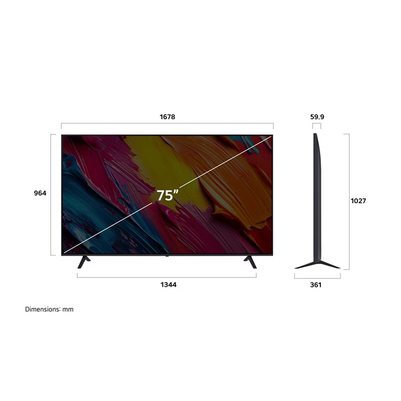 LG 75QNED70A6A 75-inch AI QNED70 4K Smart TV 2025 - Image 3