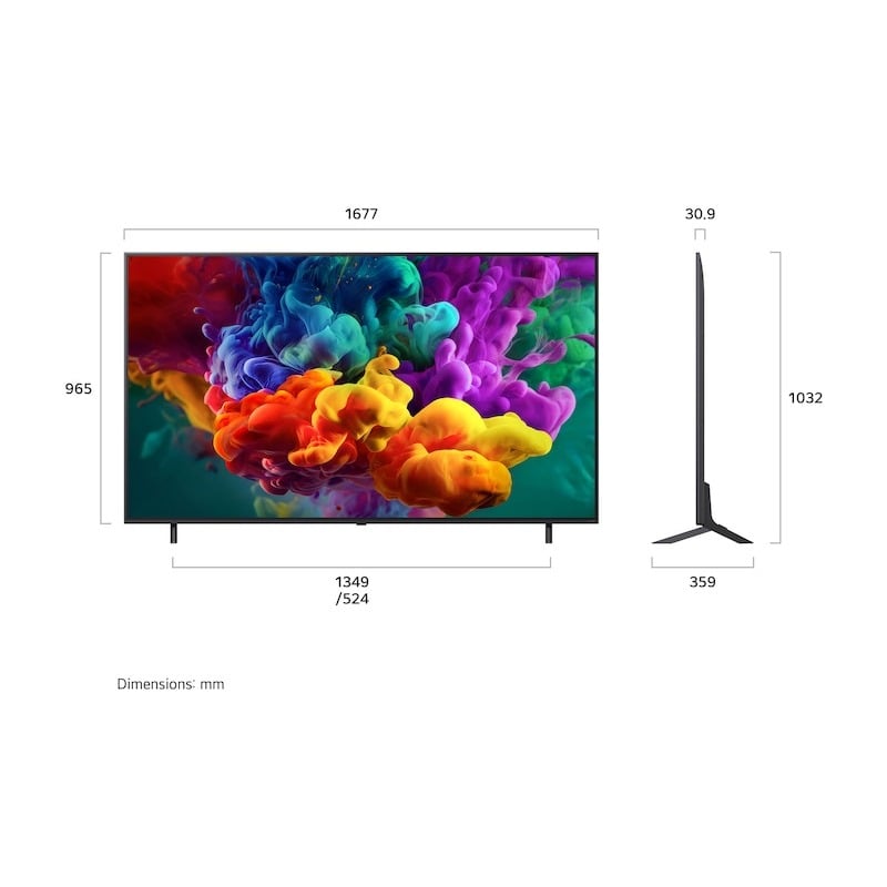 LG 75QNED85B6T 75inch QNED evo AI QNED85 Mini LED 4K Smart TV - Image 2
