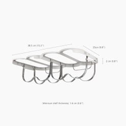 Alternative view of Joseph Joseph 8500027 cradle folding wine bottle storage
