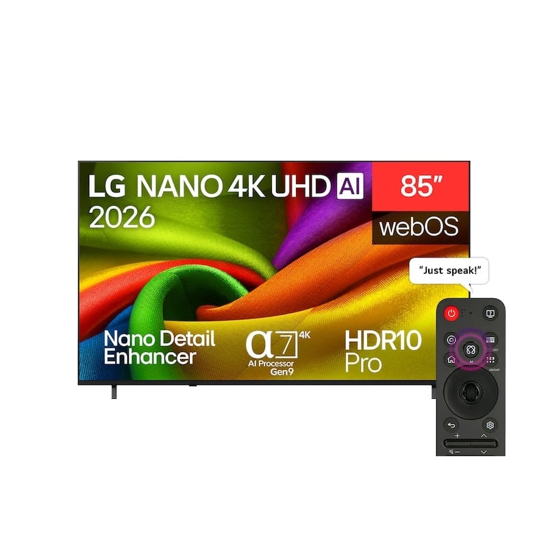 LG 85NU850B6LA 85 inch NANO 4K AI NU85 4K Smart TV