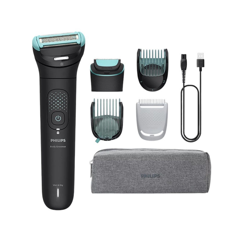 Philips BG7470 Body Groomer 7000 Series 2D flex head & dual trim-shave system