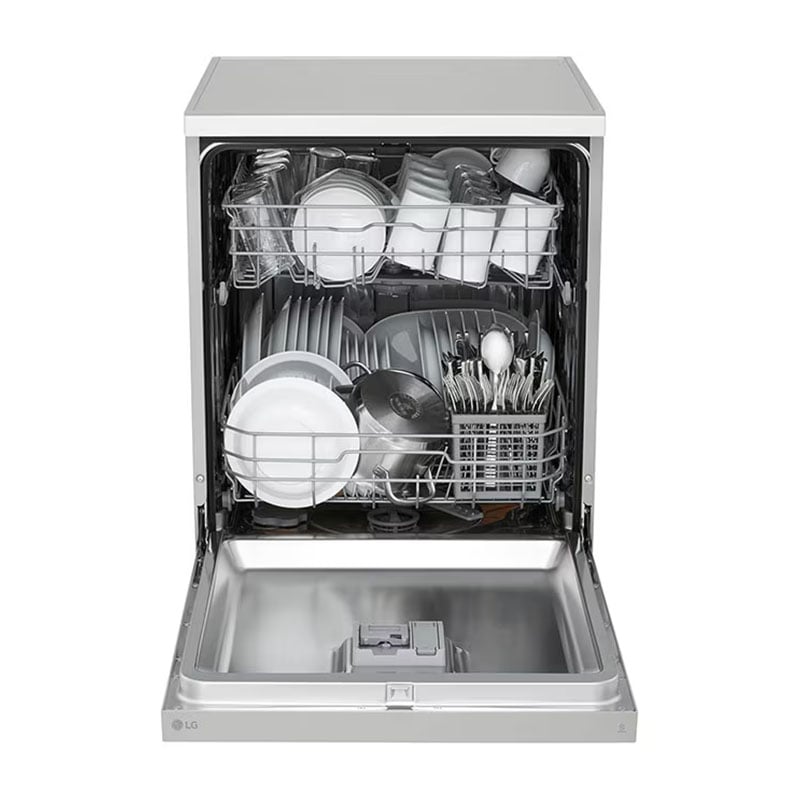 LG DFC612FV QuadWash™ Dishwasher, 14 Place Settings, EasyRack™ Plus, Inverter Direct Drive, Platinum Silver color - Image 2