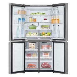 LG GCB-244DFPL Four Door Refrigerator , 464L Net Capacity Silver Color,Door Cooling+ - Image 2