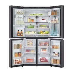 LG GCX-274DFBC 4 Doors Refrigerator, 705L Gross Capacity with HygieneFRESH+™Black Stainless - Image 3