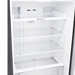 LG GR-C639HLCL Top Mount Refrigerator, Smart Inverter, 438L, Silver - Image 4