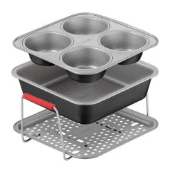 Tefal J701S344  Dail'Easy Set Of 3 (Muffin Pan, Square Roaster , Perforated Tray)