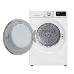 LG RH90V3AV0N Energy Saving Dryer, 9kg, White, Capable Drying with Dual Heat Pump - Image 2