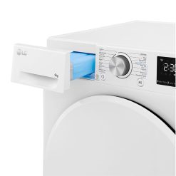LG RH90V3AV0N Energy Saving Dryer, 9kg, White, Capable Drying with Dual Heat Pump - Image 3