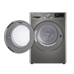 LG RH90V9PV8N Energy Saving Dryer, 9kg, Silver, Capable Drying with Dual Heat Pump - Image 2