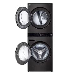Alternative view of LG WT2116BRK Single Unit Front Load 21/16kg LG WashTower™ with Centre Control™, Black Steel color