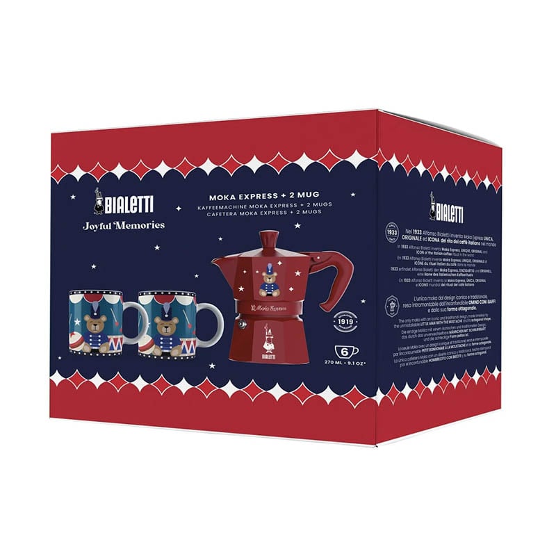 Bialetti 0005318 Moka Express 6 Cups,+ 2 Cups - Image 2