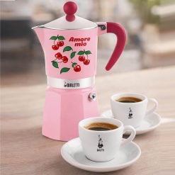 Bialetti 0006666 Rainbow 3 Cups Cherries, High Quality Is Guaranteed Thanks To The Patented Safety Valve Which Is Easy To Inspect And To Clean. - Image 2