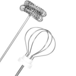 Bialetti 0006770 Handheld Electric Milk Frother, Stainless Steel, Built-In Battery - Image 3