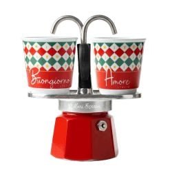 Bialetti 0007405 Set Mini 2Tz Damier 2 Bicch 2 Cups