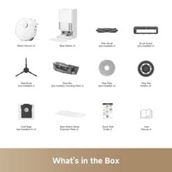 Alternative view of Dreame D30 Ultra White Robot Vacuum