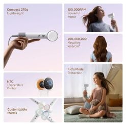 Dreame Pocket Mini White Hair Dryer - EU - Image 2