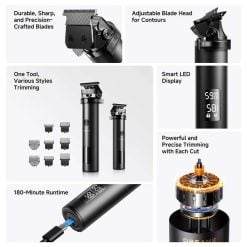 Alternative view of Dreame T3 Professional Barber Trimmer Black - EUA