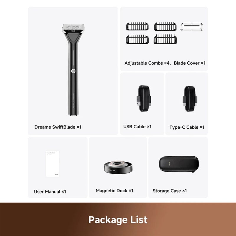 Dreame Swift Blade Black Shaver & Trimmer - EUA - Image 8