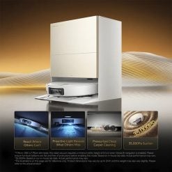 Alternative view of Dreame X60 Ultra Complete White Robot Vacuum