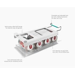 Joseph 8500008 Space-saving under-shelf storage - Image 2